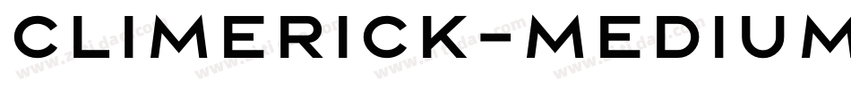 Climerick-Medium字体转换