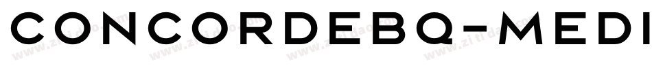ConcordeBQ-Medium字体转换