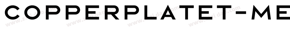 CopperplateT-Medium字体转换