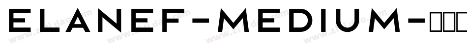ElanEF-Medium字体转换