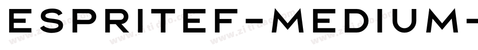 EspritEF-Medium字体转换