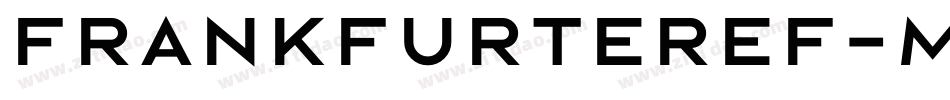 FrankfurterEF-Medium字体转换