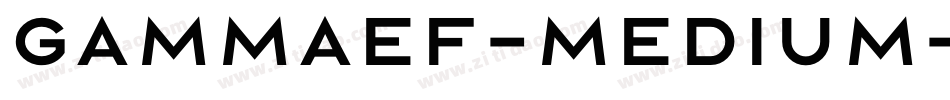 GammaEF-Medium字体转换