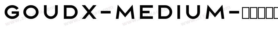 Goudx-Medium字体转换