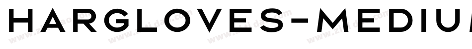 Hargloves-MediumItalic-PERSONAL-USE字体转换