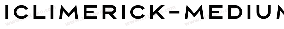 Iclimerick-Medium字体转换