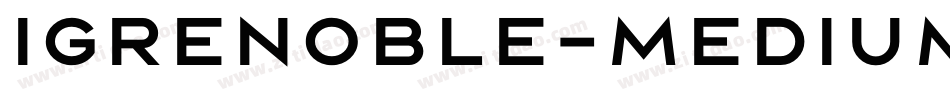 Igrenoble-Medium字体转换