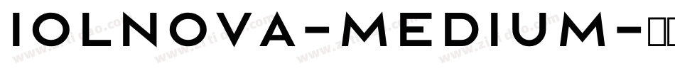Iolnova-Medium字体转换