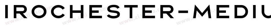 Irochester-Medium字体转换