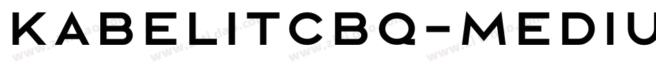 KabelITCBQ-Medium字体转换
