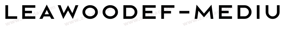 LeawoodEF-Medium字体转换