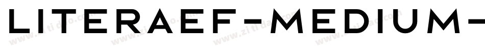 LiteraEF-Medium字体转换