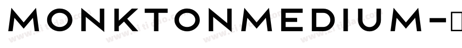MonktonMedium字体转换