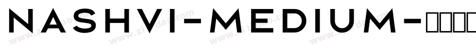 Nashvi-Medium字体转换