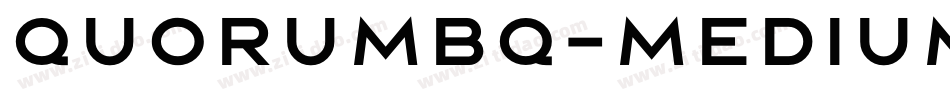 QuorumBQ-Medium字体转换