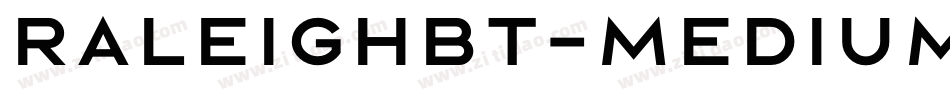RaleighBT-Medium字体转换