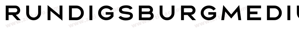 RundigsburgMedium字体转换