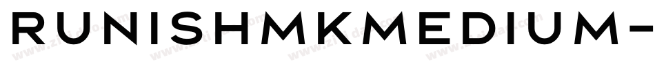 RunishMKMedium字体转换