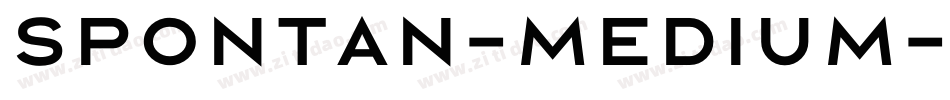 Spontan-Medium字体转换