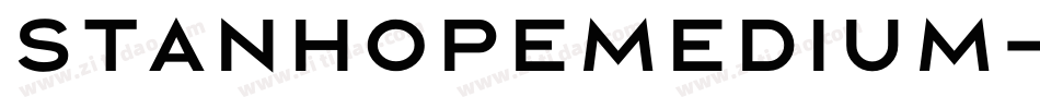 StanhopeMedium字体转换