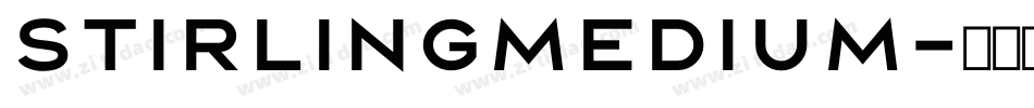 StirlingMedium字体转换