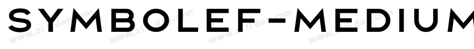 SymbolEF-Medium字体转换