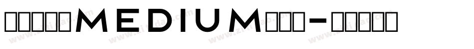 极限盟途黑Medium转换器字体转换