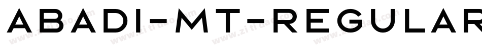 Abadi-MT-Regular字体转换