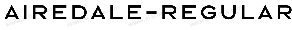 Airedale-Regular字体转换