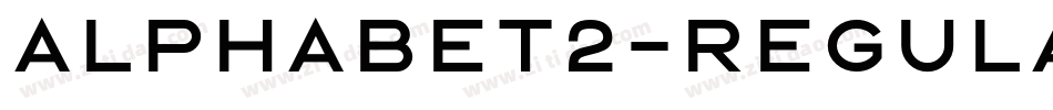 Alphabet2-Regular字体转换