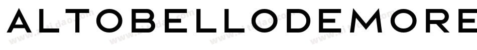 AltobellodemoRegular-ZvaZ字体转换