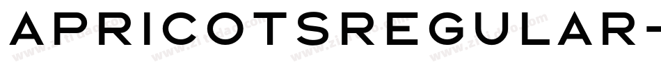 ApricotsRegular字体转换