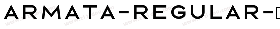 Armata-Regular字体转换