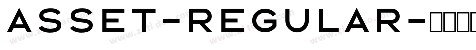 Asset-Regular字体转换