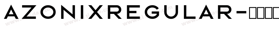 AzonixRegular字体转换