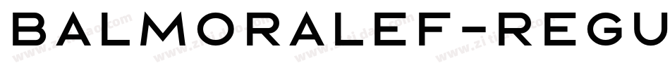 BalmoralEF-Regular字体转换