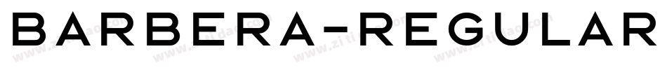 Barbera-Regular字体转换