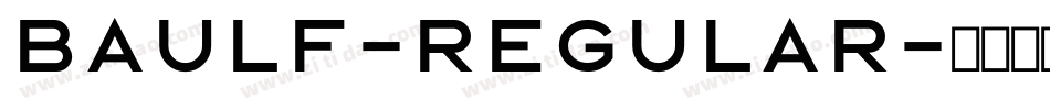 BauLF-Regular字体转换