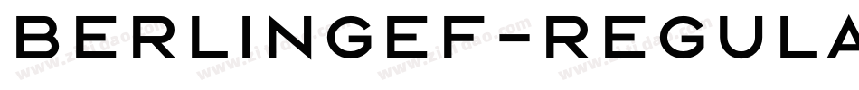 BerlingEF-Regular字体转换