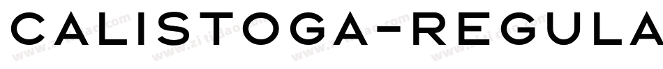 Calistoga-Regular字体转换