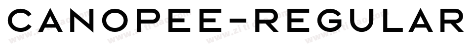 Canopee-Regular字体转换