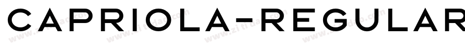 Capriola-Regular字体转换