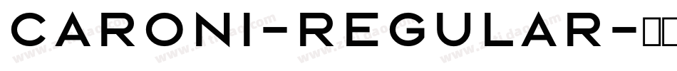 Caroni-Regular字体转换