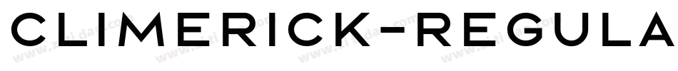Climerick-Regular字体转换