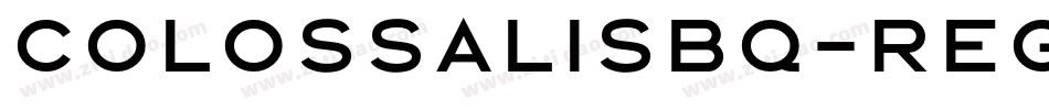 ColossalisBQ-Regular字体转换