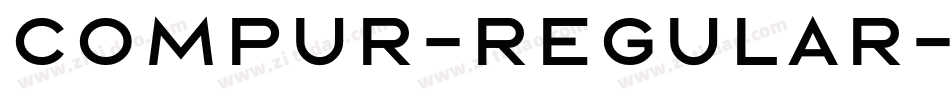 Compur-Regular字体转换