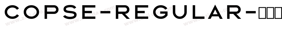 Copse-Regular字体转换
