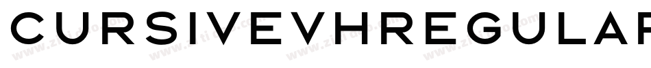 CursivevhRegular-Egwr字体转换