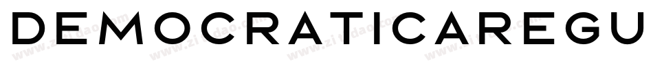 DemocraticaRegular字体转换