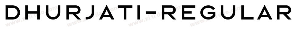 Dhurjati-Regular字体转换
